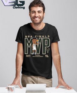 '47 Brand 2021 NBA Champions Giannis MVP Milwaukee Bucks T-Shirt