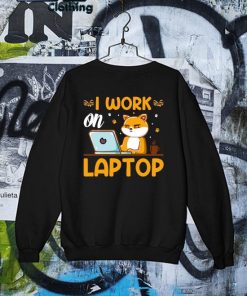 Cat I Work on Laptop s Sweater