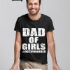 Dad Of Girls Outnumbered Father's Day T-shirt