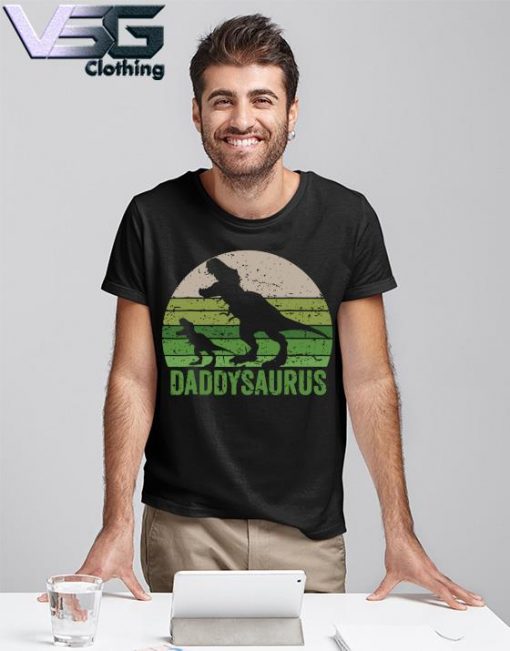 Daddy Saurus Vintage Father's Day T-shirt