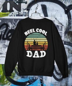 Fishing Reel Cool Dad Vintage Father's Day T-s Sweater