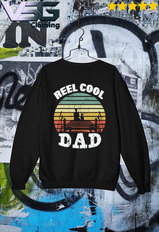 Fishing Reel Cool Dad Vintage Father's Day T-s Sweater
