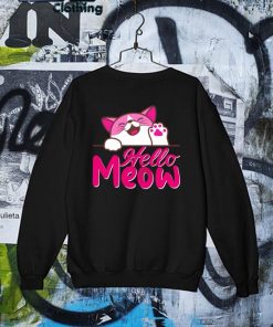 Funny Cat Hello Meow s Sweater