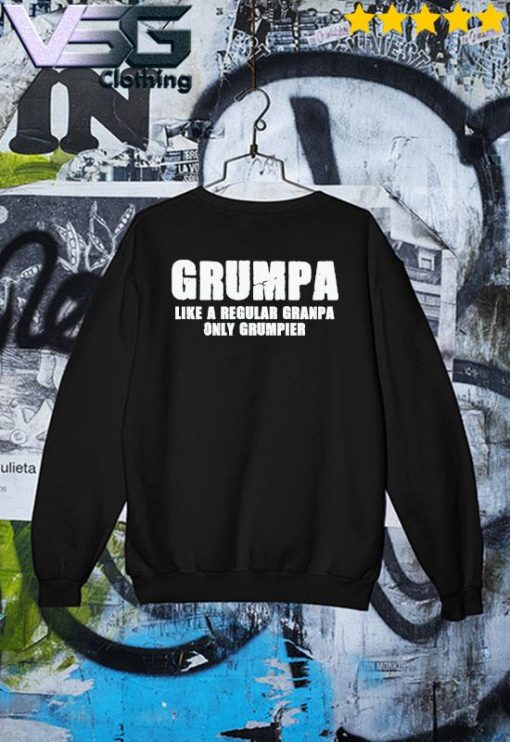 Grumpa Like A Regular Grandpa Only Grumpier Father's Day T-s Sweater