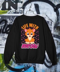 Life with Meow cute Cats s Sweater