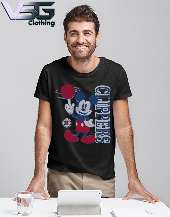 Mickey Mouse LA Clippers Junk Food Disney Vintage Baller T-Shirt