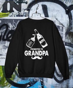 Nursing Bottle And Beer Promoted To Grandpa Father's Day T-s Sweater