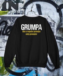 Official Grumpa Like A Regular Grandpa Only Grumpier Father's Day T-s Sweater