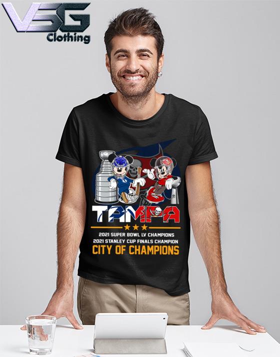 Mickey Mouse Tampa Bay Lightning 2021 stanley cup champions shirt