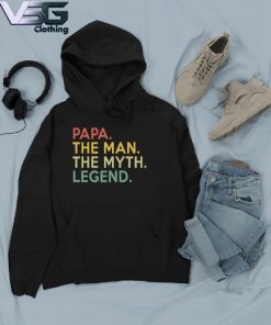 Official Papa The Man The Myth The Legend Father's Day T-s Hoodie