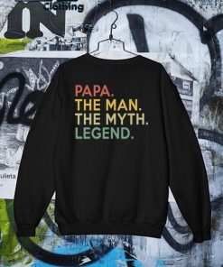 Official Papa The Man The Myth The Legend Father's Day T-s Sweater
