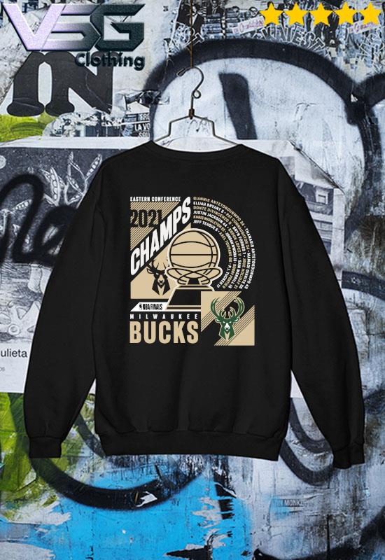 Milwaukee Bucks NBA Finals Fear The Champs 2021 NBA Champions Shirt,Sweater,  Hoodie, And Long Sleeved, Ladies, Tank Top