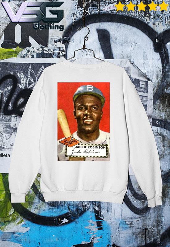 1952 Topps Baseball Jackie Robinson Dodgers shirt, hoodie, sweater