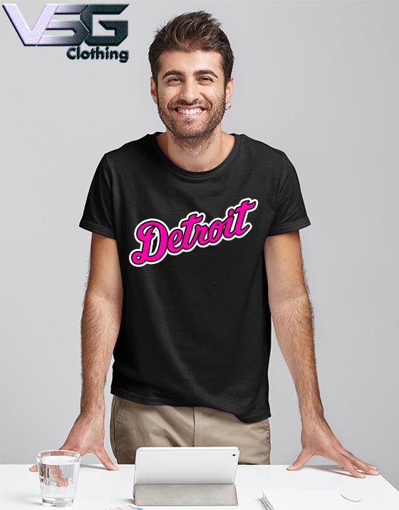 Detroit Tigers Fanatics Branded Heathered Pink T-Shirt, hoodie
