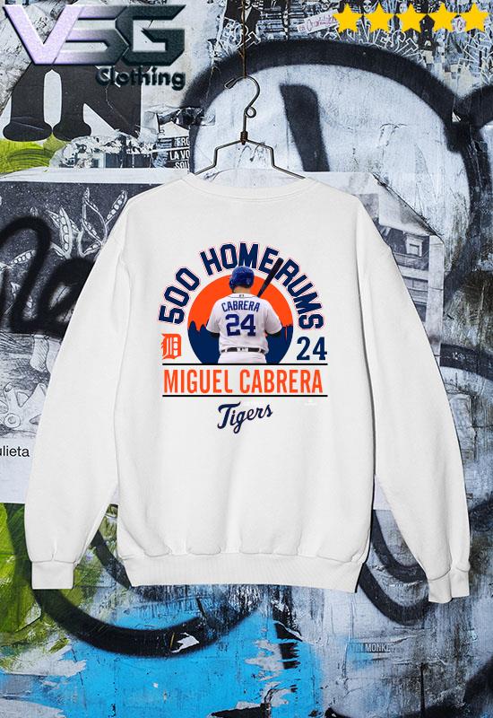 Official Miguel Cabrera 24 MLB 500 Home Run Detroit Tiger shirt