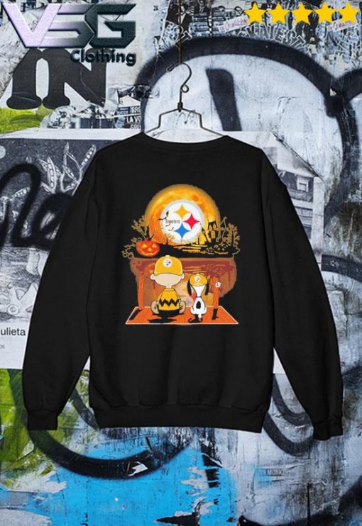 Snoopy and Charlie Brown Pumpkin Pittsburgh Steelers Halloween