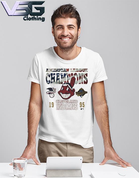 Cleveland indians american league cheap champion shirt