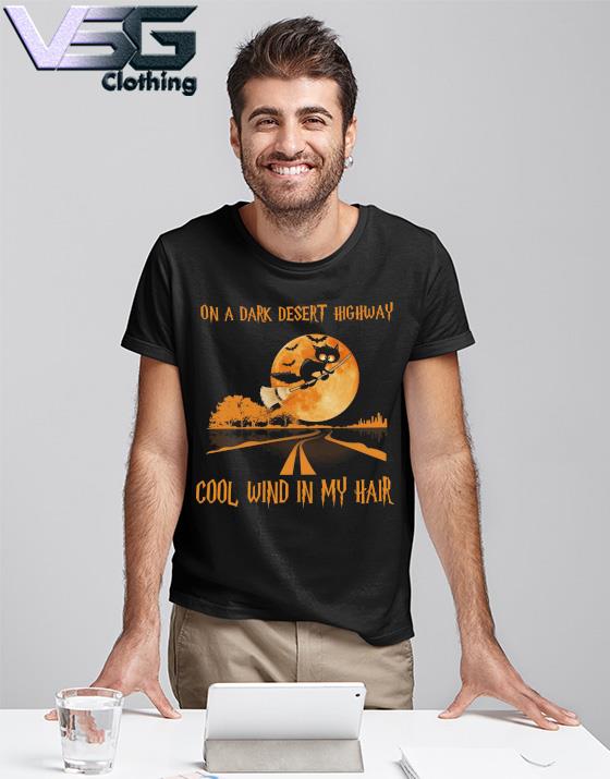 On a dark desert 2025 highway cat t shirt