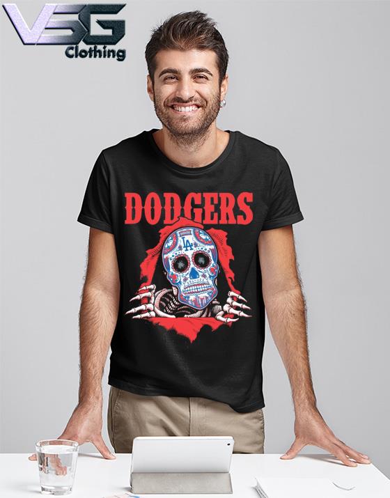 Blood Inside Me Sugar Skull Los Angeles Dodgers Shirt, hoodie