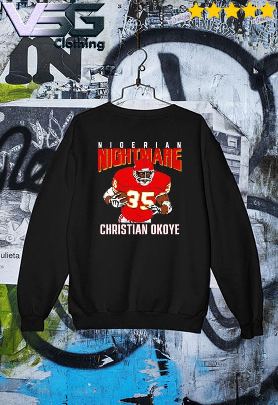 Christian Okoye Nigerian Nightmare Football Shirt