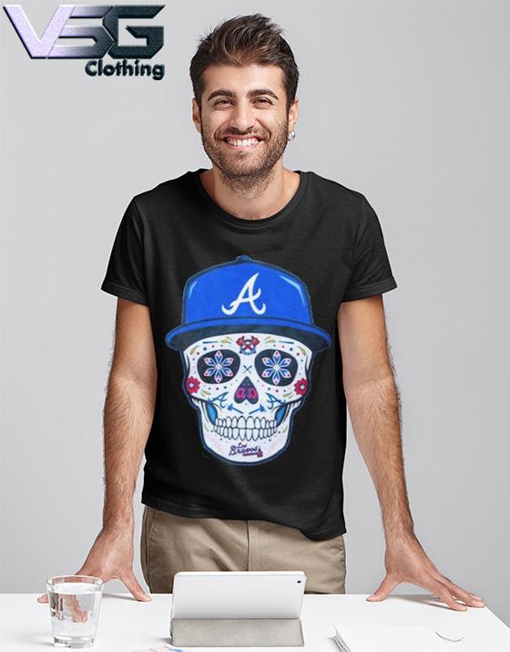 Funny Chris Martin Atlanta Braves Sugar Skull tee Shirt, hoodie