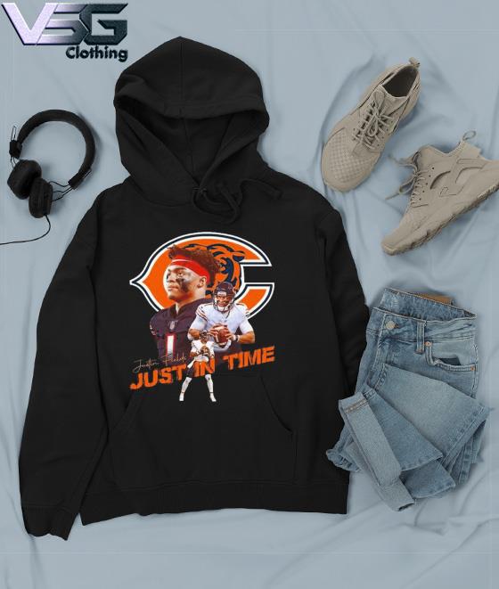 Justin Fields Chicago Bears all time shirt, hoodie, sweater, long