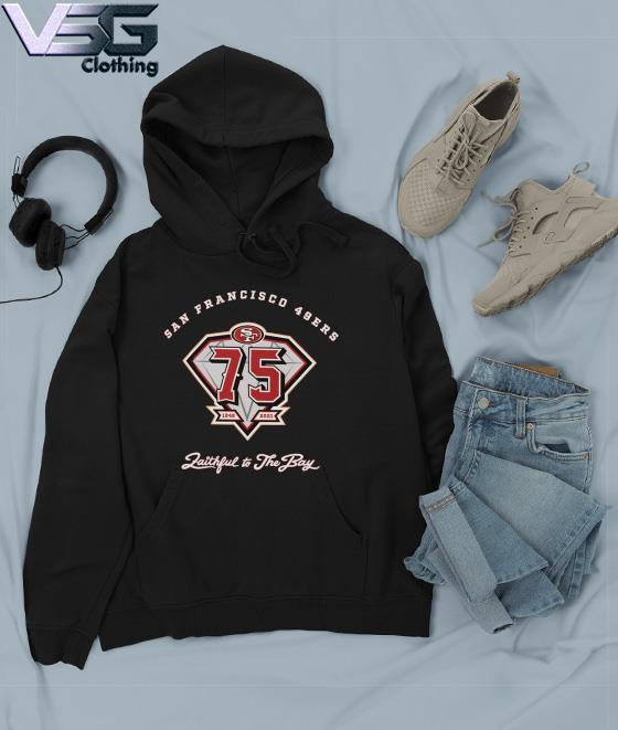 San francisco 49ers 75th anniversary shirt, hoodie, sweater, long sleeve  and tank top