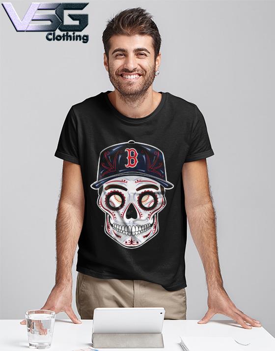 Sugar Skull Tattoo Boston Red Sox Baseball Shirt, hoodie, sweater