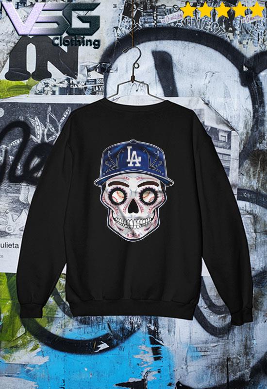 Sugar Skull Tattoo Los Angeles Dodger Baseball Shirt, hoodie