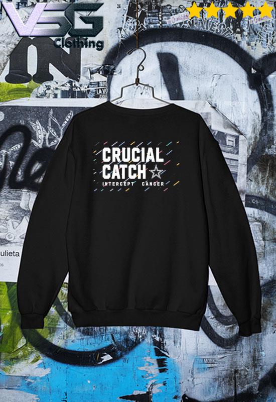 Original cowboys 2021 Crucial Catch Intercept Cancer T-Shirt