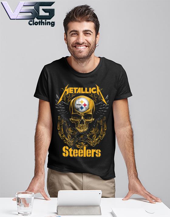 Metallica Pittsburgh Steelers T-Shirt - Pediclothing