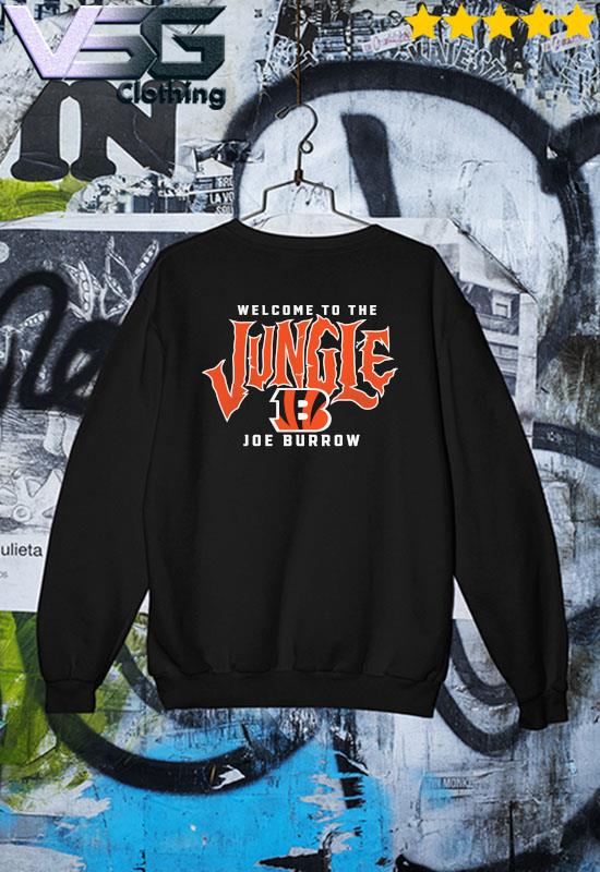 Fanatics Branded Joe Burrow Black Cincinnati Bengals Jungle Joe T Shirt,  hoodie, sweater, long sleeve and tank top