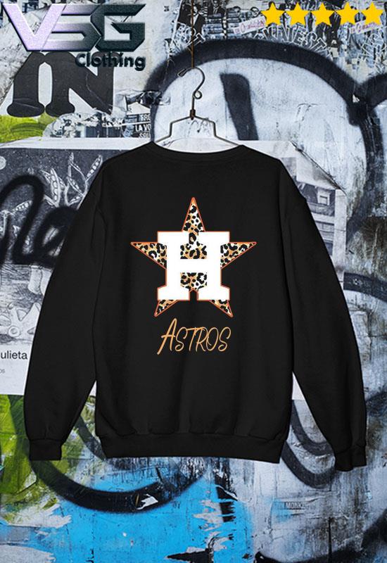 Astros Sweatshirt Leopard Houston Astros Sweater Women 