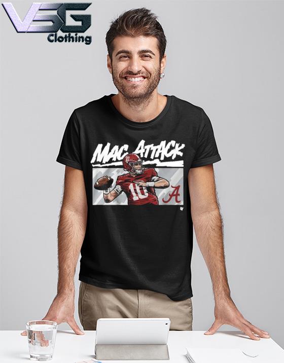 Mac Jones Mac Attack New England Football Distressed T Shirt