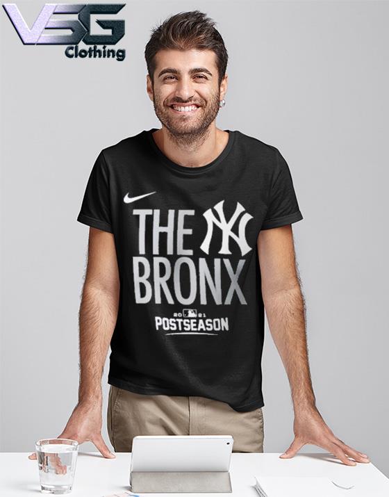 Official New york yankees nike postseason the bronx T-shirt