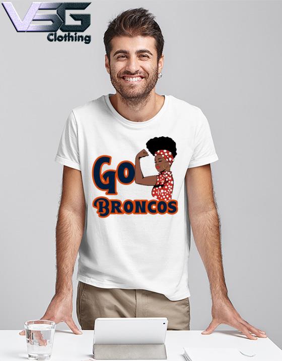 Black denver broncos outlet shirt