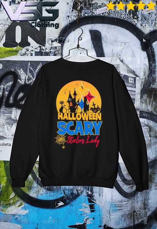 pitbull Steeler Halloween Scary Steelers Lady 2021 shirt