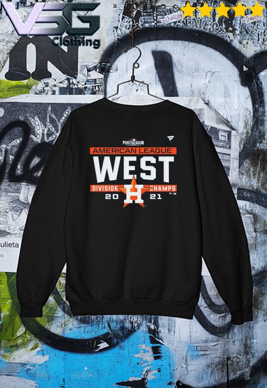 Youth Houston Astros 2021 AL West Division Champions Locker Room T-Shirt  black, hoodie, sweater, long sleeve and tank top