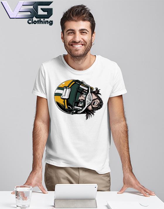 Aaron Rodgers Face Green Long Sleeve Shirt