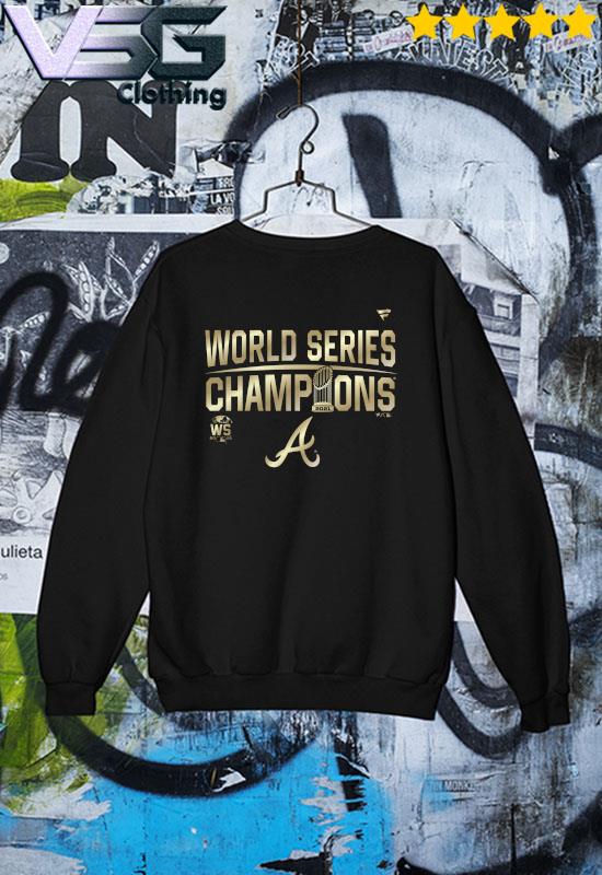 Atlanta Braves Fanatics Branded Black 2021 World Series Champions Parade  V-Neck T-Shirt, hoodie, sweater, long sleeve and tank top