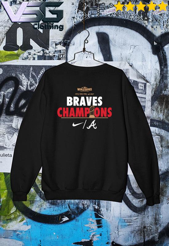 Atlanta Braves Nike 2021 World Series Champions Celebration T-Shirt, hoodie,  sweater, long sleeve and tank top