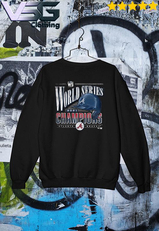 Awesome atlanta Braves Hat Back 2021 World Series Champions Complete Game  T-Shirt, hoodie, sweater, long sleeve and tank top