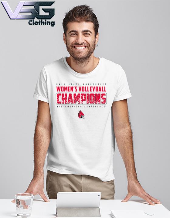 Women's Cardinal Ball State Cardinals Volleyball T-Shirt