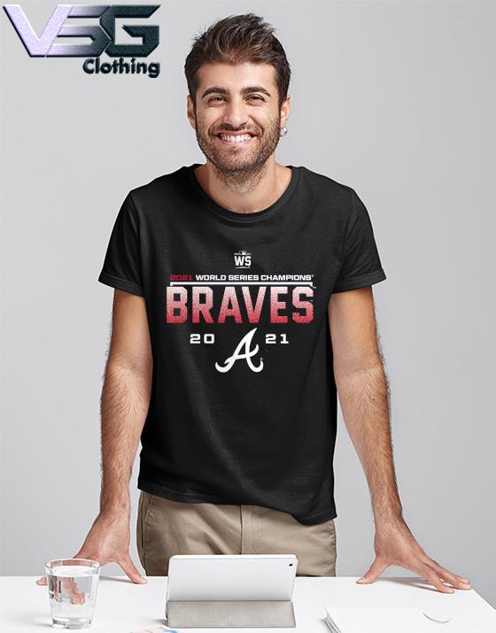 Atlanta Braves Fanatics Branded 2021 World Series Champions Jersey Roster  T-Shirt - Navy