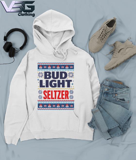 bud light seltzer ugly christmas sweater