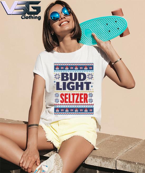 bud light seltzer ugly christmas sweater