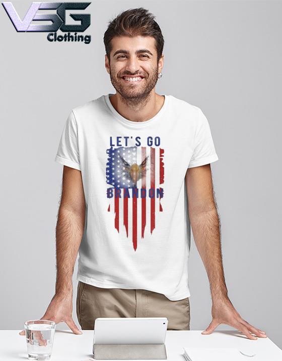 Funny Eagles Let's Go Brandon Meme Apparel American Flag Shirt, hoodie,  sweater, long sleeve and tank top