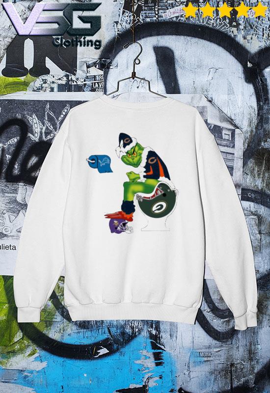 Grinch Nfl Chicago Bears and Green Bay Packers and Minnesota Vikings  Detroit Lions toilet paper shirt, hoodie, sweater, long sleeve and tank top