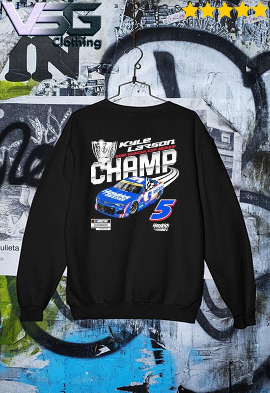 Kyle Larson 2021 Nascar Cup Series Champion signature shirt, hoodie,  sweater, long sleeve and tank top