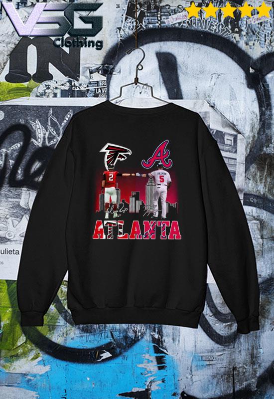 Official Atlanta Braves 5 Freddie Freeman and Atlanta Falcons 2 Matt Ryan  signatures shirt, hoodie, sweater, long sleeve and tank top
